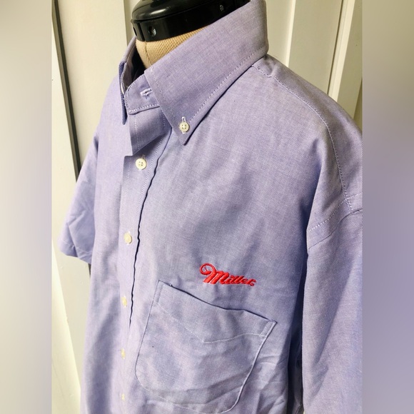 3 for $30 Miller Beer Button Down Short Sleeve - Picture 6 of 6